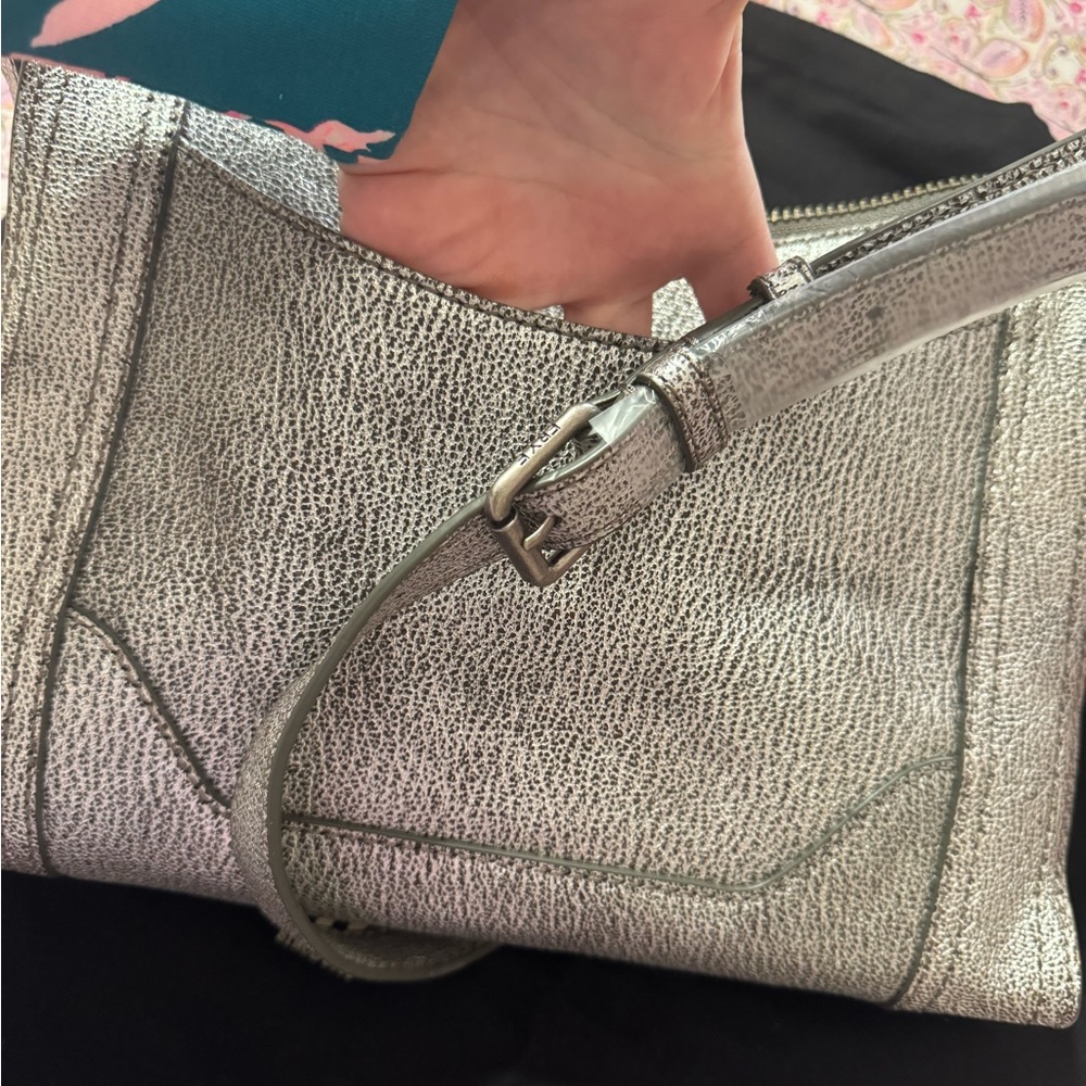 Frye Melissa crossbody silver NWT’s - Picture 3 of 8